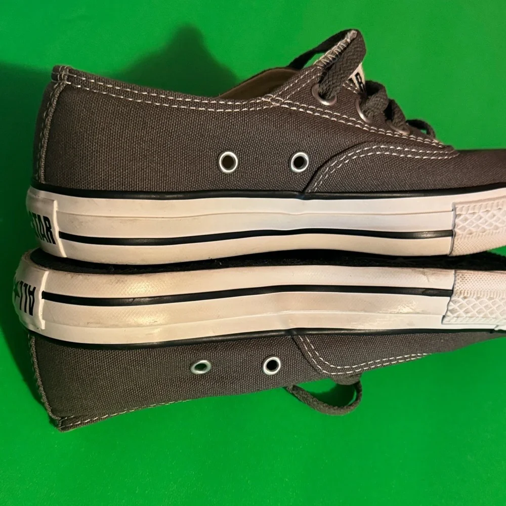 Converse All Star Low Top Sneakers — Charcoal Gray - Picture 7 of 17